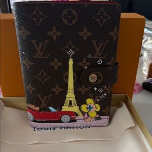 Louis Vuitton Brown Monogram Eiffel Tower Travel Planner